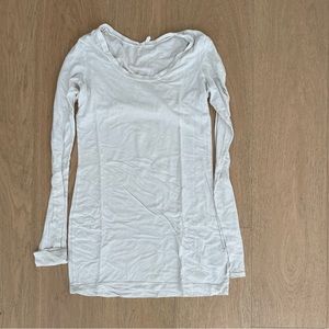 Splendid layering long sleeve tee large
